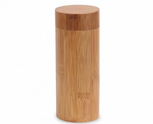Bamboo and wood sunglasses box prototype