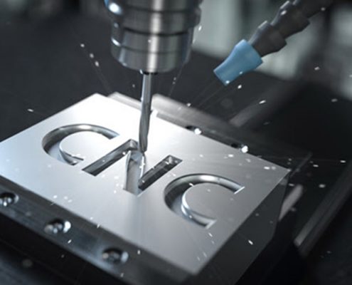 CNC machining technology at the E-make workshop