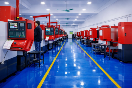 Factory Photo The E-make manufacturing workshop in Shenzhen