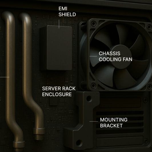 AI Hardware parts machined and finished by E-make