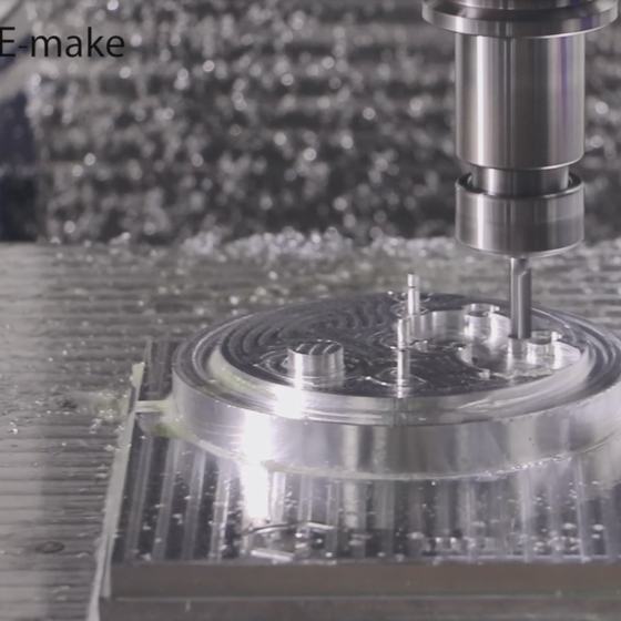 eVTOL parts machined and finished by E-make